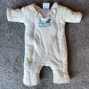 Baby Merlin's Magic Sleepsuit Cream Footie